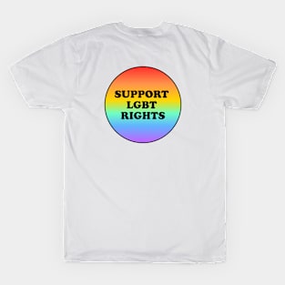 Support LGBT Rights Gay Pride Queer Rainbow T-Shirt